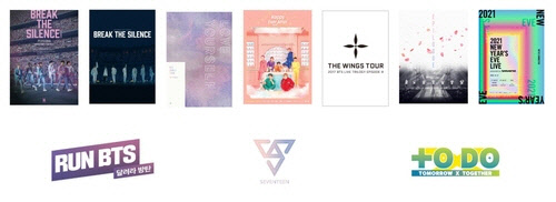JTBC2, BTS·세븐틴·TXT 특집 10주 편성[JTBC 제공]